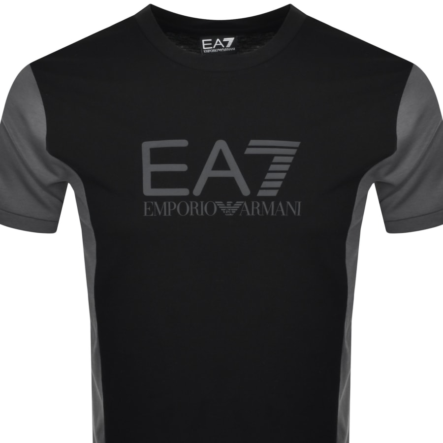 最も優遇の Shirt T Logo Armani Emporio EA7 Black Menswear Mainline | トップス